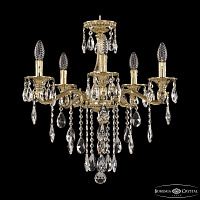 Подвесная хрустальная люстра Bohemia Ivele Crystal 73102/5/175 B G