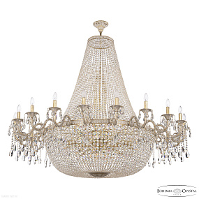Большая хрустальная люстра Bohemia IVELE Crystal AL2111H201/20/160FL AGW