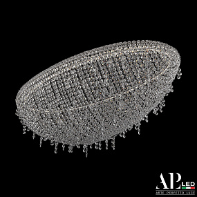 Хрустальная потолочная светодиодная люстра APL LED Rimini S508.0.60.B.3000