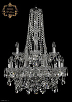 Большая хрустальная люстра Bohemia Art Classic 11.25.10+5.200.2d.h-84.Cr.Sp