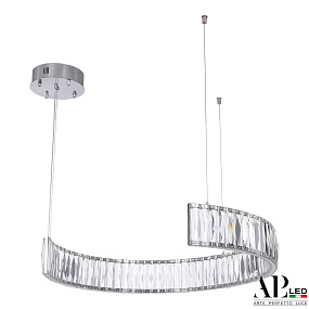 Хрустальная подвесная светодиодная люстра APL LED Sicilia SH23.60.A.Ni.4000.TK