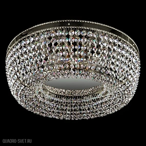 Хрустальная потолочная люстра ArtGlass SOFIA DIA 450 NICKEL CE