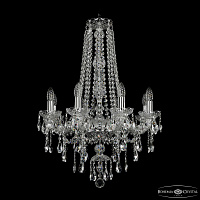 Хрустальная подвесная люстра Bohemia IVELE Crystal 1415/8/200/h-76 Ni