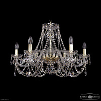 Хрустальная подвесная люстра Bohemia IVELE Crystal 1406/6/240 G