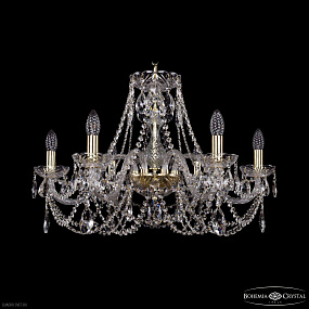 Хрустальная подвесная люстра Bohemia IVELE Crystal 1406/6/240 G