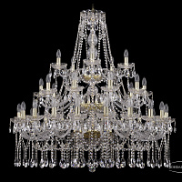 Хрустальная подвесная люстра Bohemia IVELE Crystal 1413/20+10+5/400/3d/G