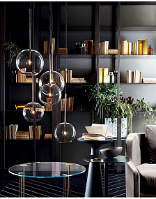 Подвесной светильник Delight Collection Bolle Sola 9217P/D200 gold