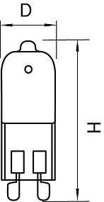 Лампа светодиодная филаментная Lightstar G9 3,5W=35W 240LM 360G 4000K 940424
