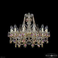 Хрустальная подвесная люстра Bohemia IVELE Crystal 1411/12/240 G R777