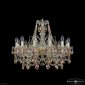Хрустальная подвесная люстра Bohemia IVELE Crystal 1411/12/240 G R777