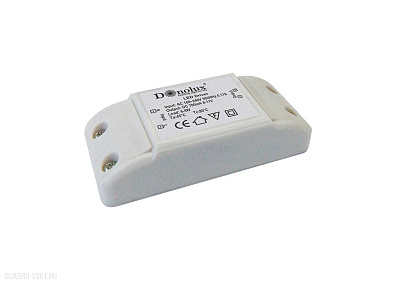 Источник питания для светодиодов 8-11V (700мА), 1х8Вт Donolux HF-8W-12