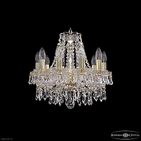 Хрустальная подвесная люстра Bohemia IVELE Crystal 1403/10/141 G