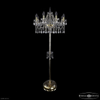 Торшер с хрусталем Bohemia IVELE Crystal 1413T2/8/200-160 G