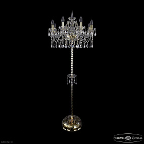 Торшер с хрусталем Bohemia IVELE Crystal 1413T2/8/200-160 G