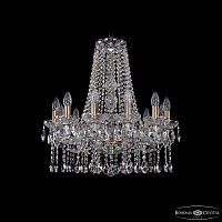 Большая хрустальная люстра Bohemia IVELE Crystal 1413/12/200/h-60 Pa