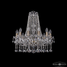 Большая хрустальная люстра Bohemia IVELE Crystal 1413/12/200/h-60 Pa