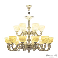 Большая люстра Bohemia Ivele Crystal Florence 71101/12+6/300 NW P1 U Horse