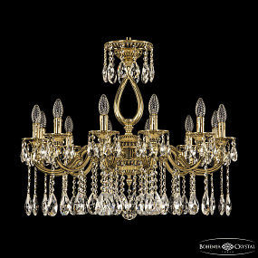 Подвесная хрустальная люстра Bohemia Ivele Crystal 73301/12/250 A GB