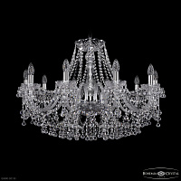 Большая хрустальная люстра Bohemia IVELE Crystal 1409/10/300 Ni