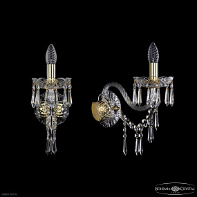 Бра с хрусталем Bohemia IVELE Crystal 1403B/1/195/XL G
