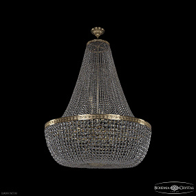 Большая хрустальная люстра Bohemia IVELE Crystal 19111/H2/100IV G
