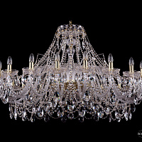 Хрустальная подвесная люстра Bohemia IVELE Crystal 1411/20/460-80/G