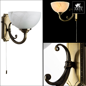 Бра Arte Lamp WINDSOR WHITE A3777AP-1AB