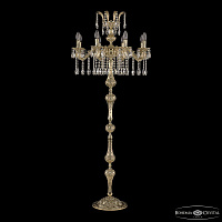 Торшер с хрусталем Bohemia Ivele Crystal Florence 71202T/8/210 A G Y3
