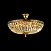 Хрустальная потолочная люстра Maytoni Tiara DIA500-CL-40-06-G