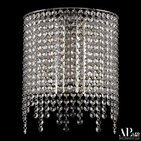 Бра хрустальное светодиодное APL LED Rimini S500.B5.25-27.B.4000