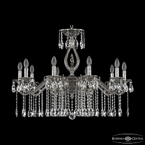 Подвесная хрустальная люстра Bohemia Ivele Crystal Verona 72402/10/300 A NB FH1M