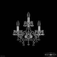 Бра хрустальное Bohemia IVELE Crystal 1409B/2+1/141 Ni