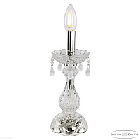 Хрустальная настольная лампа Bohemia IVELE Crystal 112L/1-27 Ni V0300