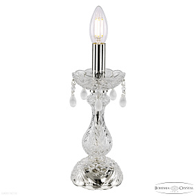 Хрустальная настольная лампа Bohemia IVELE Crystal 112L/1-27 Ni V0300