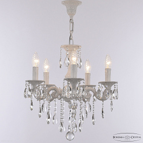 Хрустальная подвесная люстра Bohemia IVELE Crystal Florence 71101/5/125 B WG