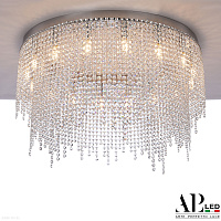 Хрустальная потолочная люстра APL LED Sicilia SH02.73.D.Ni.E14.PK