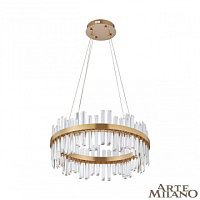 Подвесная хрустальная светодиодная люстра Arte Milano 312033/D600 BS