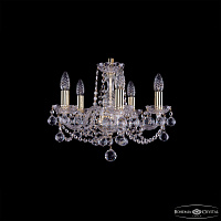 Хрустальная подвесная люстра Bohemia IVELE Crystal 1402/5/141/G/Balls