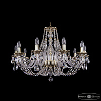 Хрустальная подвесная люстра Bohemia IVELE Crystal 1606/10/300/GB