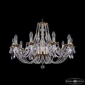 Хрустальная подвесная люстра Bohemia IVELE Crystal 1606/10/300/GB