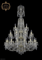 Большая хрустальная люстра Bohemia Art Classic 11.23.16+8+4.300.3d.XL-130.Gd.Dr