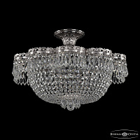 Хрустальная потолочная люстра Bohemia IVELE Crystal 19301/45JB Ni