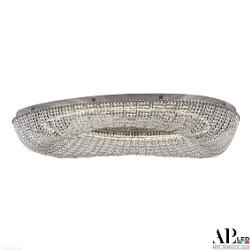 Большая хрустальная светодиодная люстра APL LED Sicilia SH523.2.120.M.Ni.4000