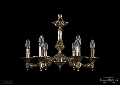 Литая подвесная люстра с хрусталем Bohemia IVELE Crystal 1710/6/160/GB