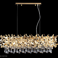Подвесная хрустальная люстра Crystal Lux ROMEO SP8 GOLD L1000
