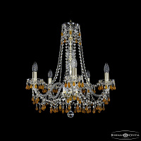 Хрустальная подвесная люстра Bohemia IVELE Crystal 1410/5/195/h-60 G V1003