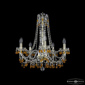 Хрустальная подвесная люстра Bohemia IVELE Crystal 1410/5/195/h-60 G V1003