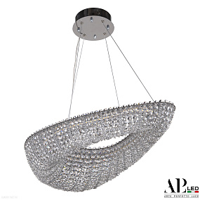 Хрустальная подвесная светодиодная люстра APL LED Sicilia SH509.0.70.M.Ni.4000