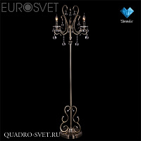 Торшер EUROSVET 12505 12505/3F античная бронза Strotskis