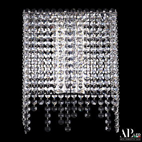 Бра хрустальное светодиодное APL LED Sicilia SH500.B1.25-32.B.Ni.4000